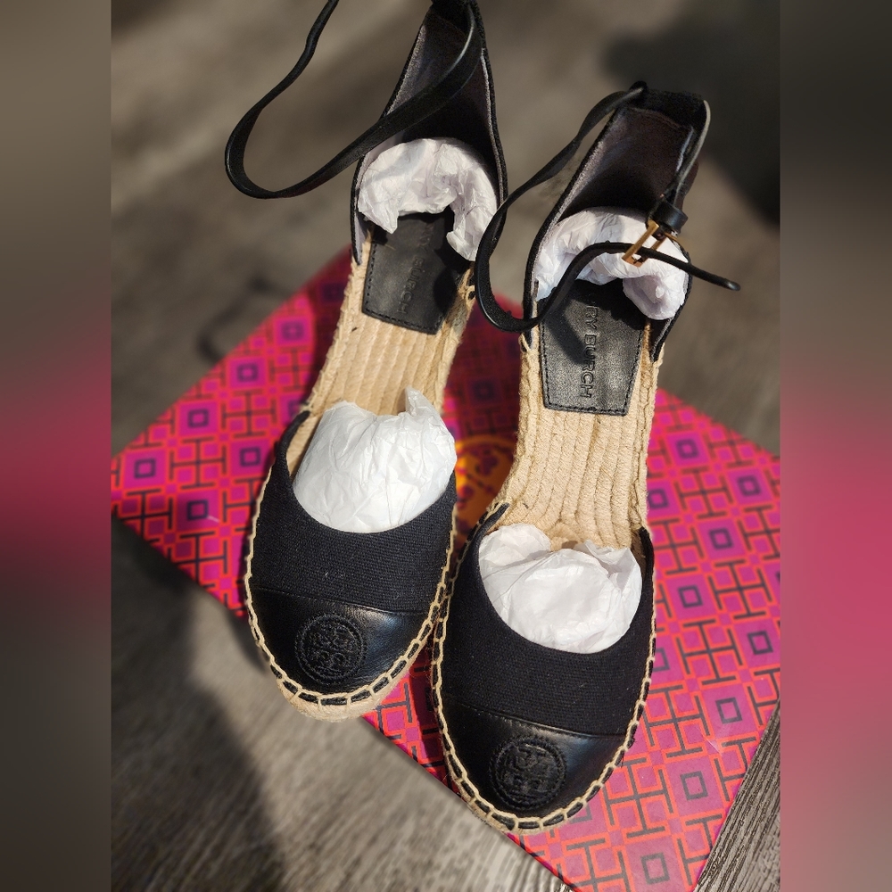 SOLD - Tory Burch Wedge Espadrille
